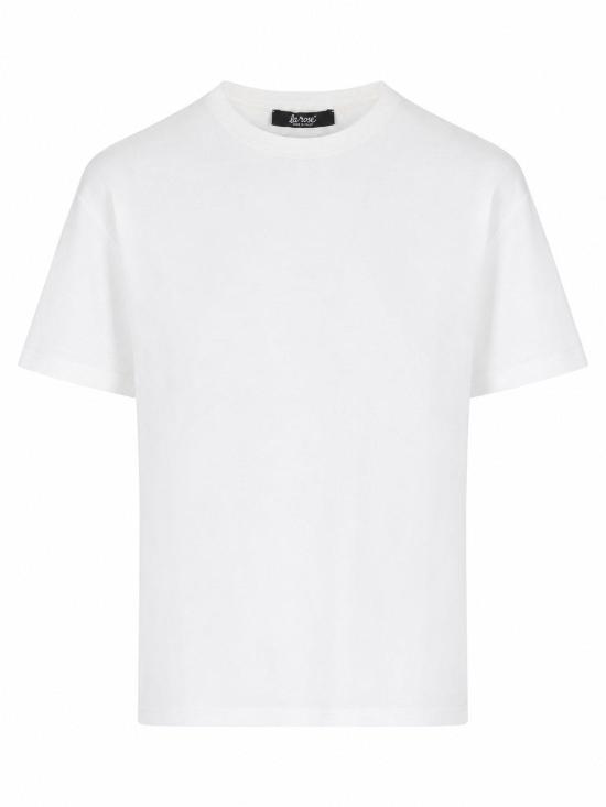 26FW 라 로즈 반팔 티셔츠 MMD002 001 BIANCO