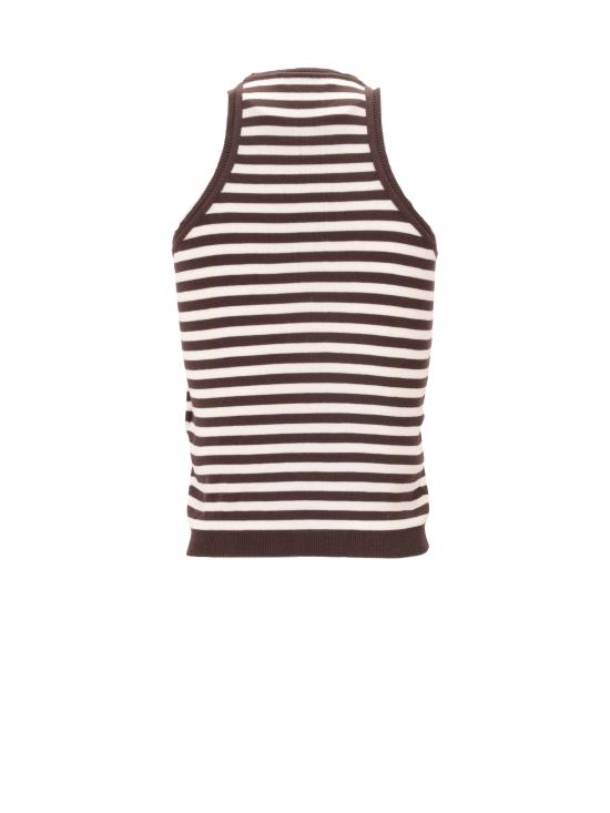 25SS 막스마라 민소매 티셔츠 2511361062600ARNES 010 COFFEE - MAX MARA