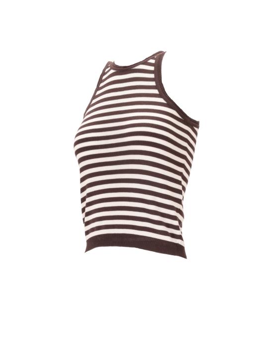 25SS 막스마라 민소매 티셔츠 2511361062600ARNES 010 COFFEE - MAX MARA