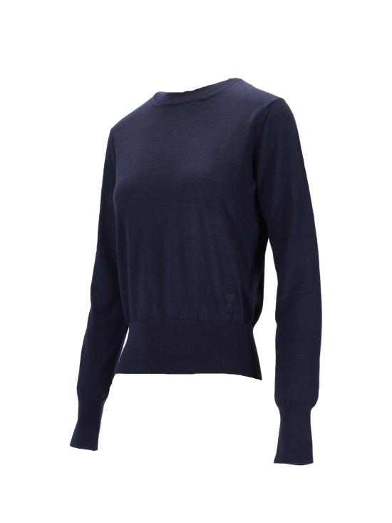 25SS 아미 긴팔 티셔츠 FKS166KN0066 4011 BLEU MARINE - AMI