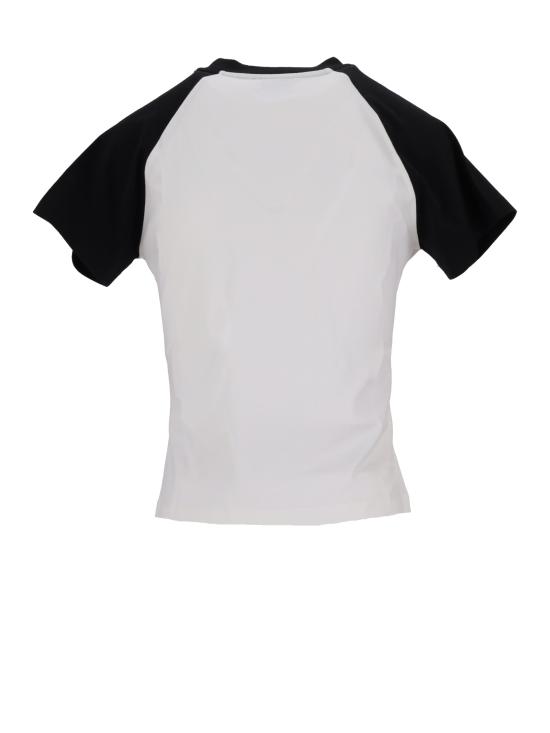 25SS 오프화이트 반팔 티셔츠 OWAA137S25JER001 0110 WHITE BLACK - OFF WHITE