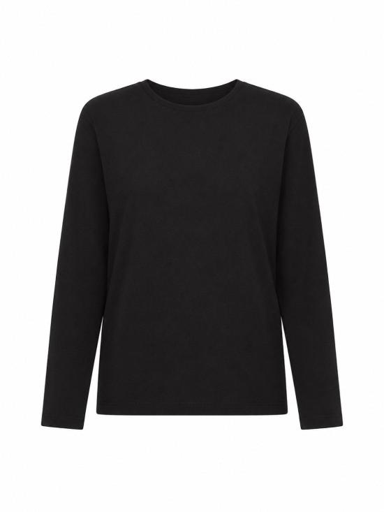 26FW 라 로즈 긴팔 티셔츠 MLD003 999 NERO