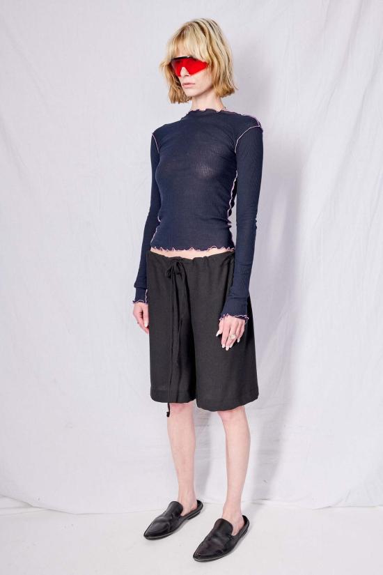  Synph17 숏팬츠 블랙 대나무 롱 반바지 - OTHER BRANDS