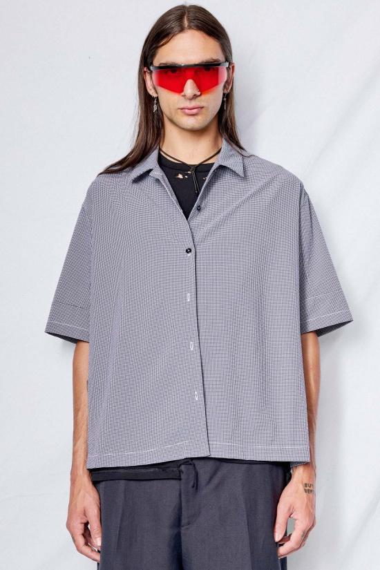  어셈블리 뉴욕 반팔 셔츠 어셈블리 깅엄 박스 - ASSEMBLY NEW YORK