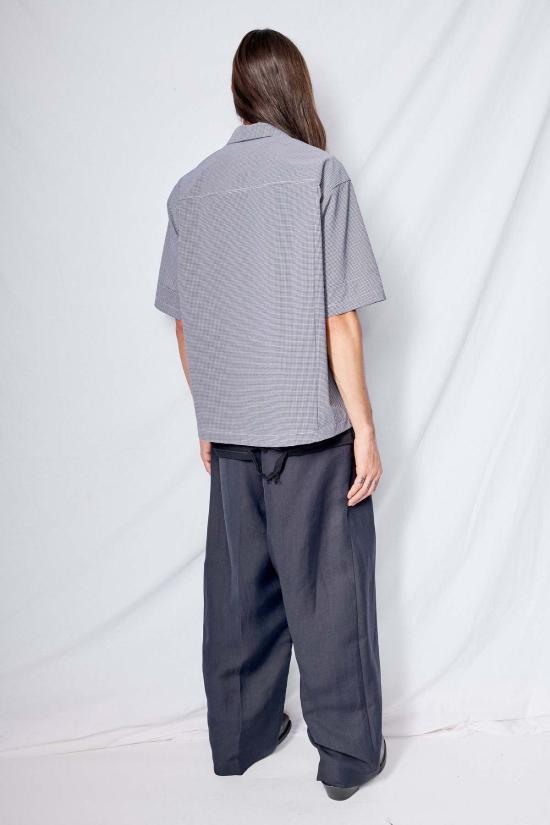  어셈블리 뉴욕 반팔 셔츠 어셈블리 깅엄 박스 - ASSEMBLY NEW YORK