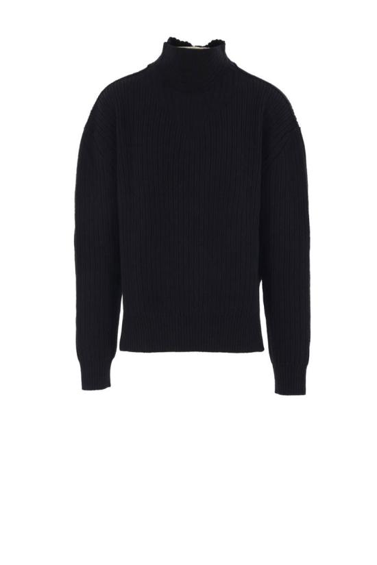 25FW 릭 오웬스 터틀넥 RU02E1645KWV09 Black