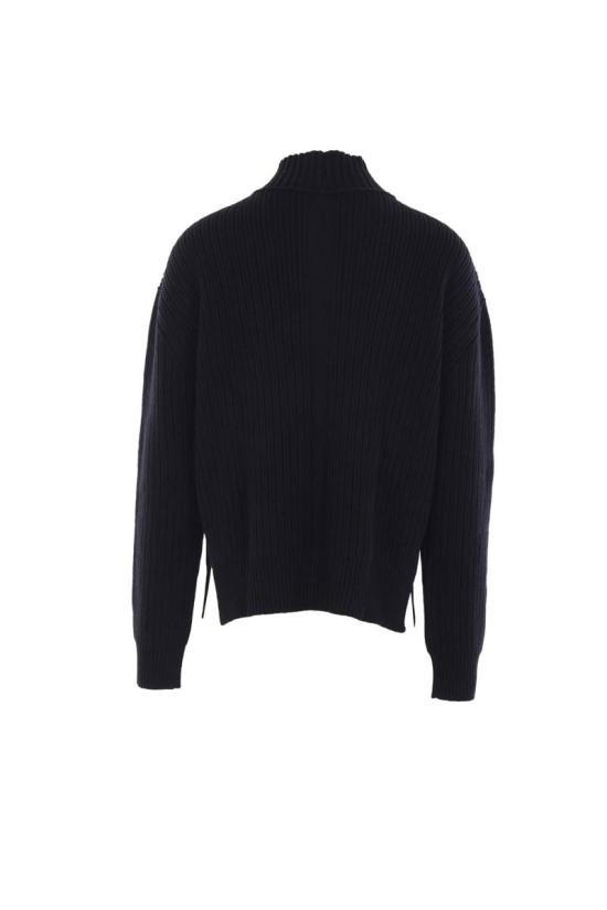 25FW 릭 오웬스 터틀넥 RU02E1645KWV09 Black - RICK OWENS