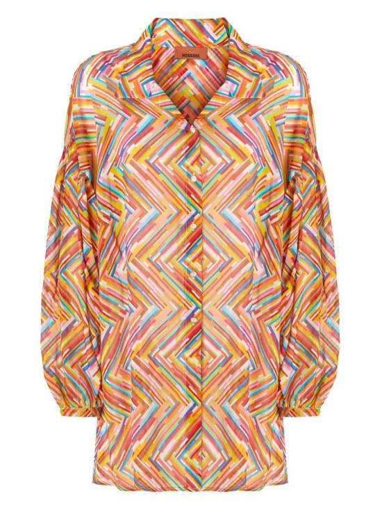 25FW 미소니 블라우스 MC24SK00 BW00UU 91 SMN MULTI STICK CHE