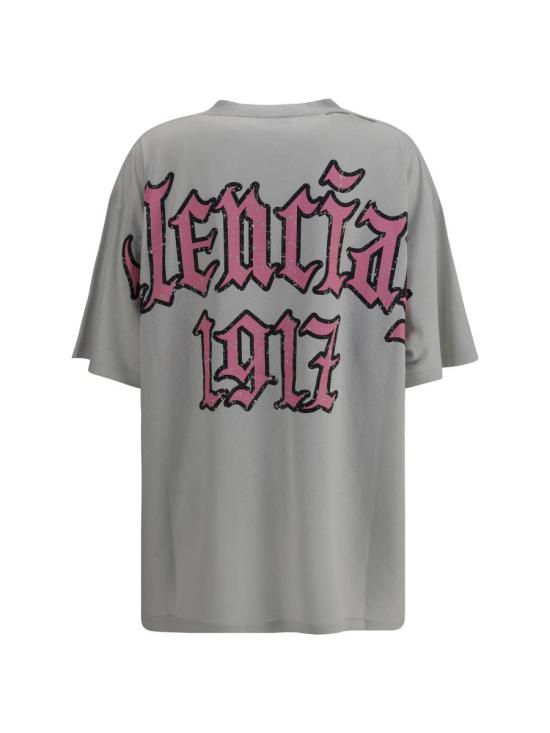 25FW 발렌시아가 반팔 티셔츠 831305TSVW4 9012 GREY - BALENCIAGA