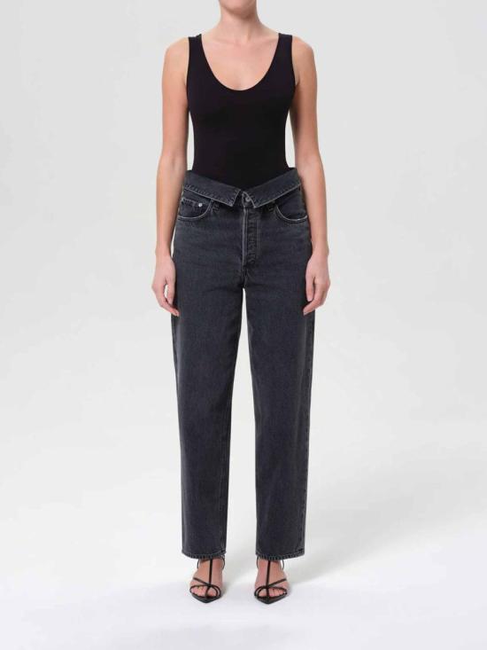 25FW 에이골디 스트레이트 팬츠 A249 1818 ZYRZEPHYR ECHO Black - AGOLDE