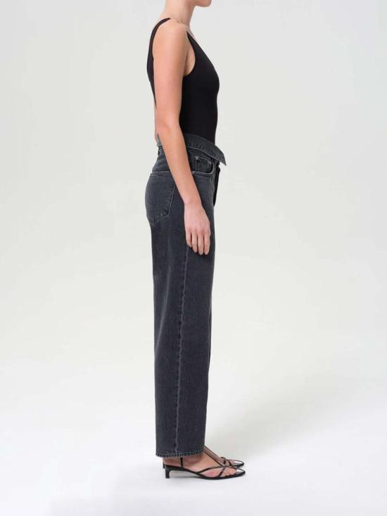 25FW 에이골디 스트레이트 팬츠 A249 1818 ZYRZEPHYR ECHO Black - AGOLDE