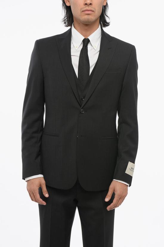  꼬르넬리아니 수트 세트 258Z72 2537100 020 Black - CORNELIANI