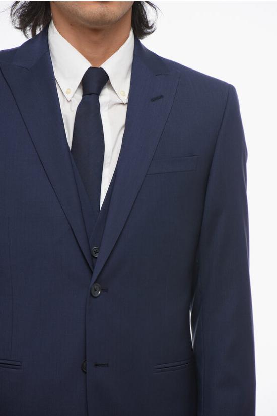  꼬르넬리아니 수트 세트 258Z72 2537100 001 Blue - CORNELIANI