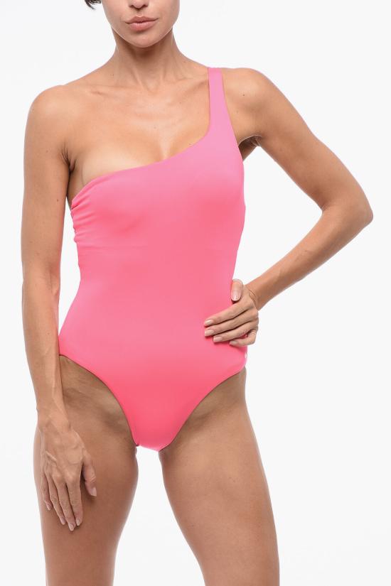  나이키 비대칭 숄더 원피스 수영복 NESSF231 678 Pink
