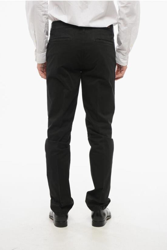  꼬르넬리아니 치노 팬츠 834ET5 9120168 020 Black - CORNELIANI