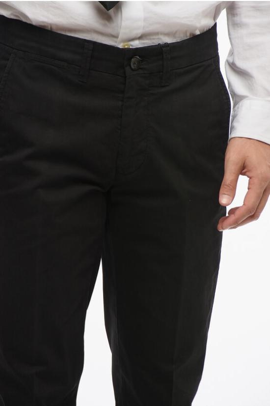  꼬르넬리아니 치노 팬츠 834ET5 9120168 020 Black - CORNELIANI
