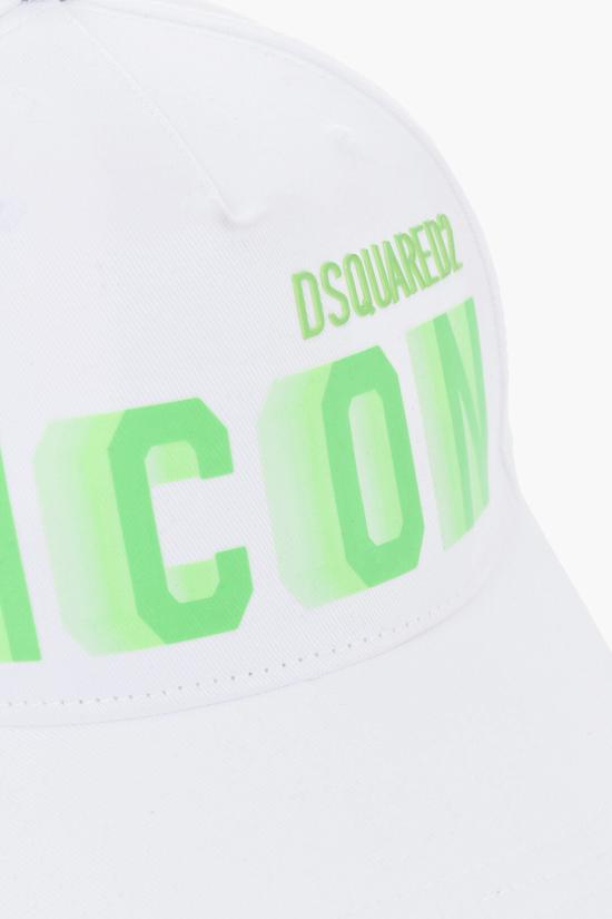  디스퀘어드2 모자 BCM0794 05C00001 M633 White - DSQUARED2