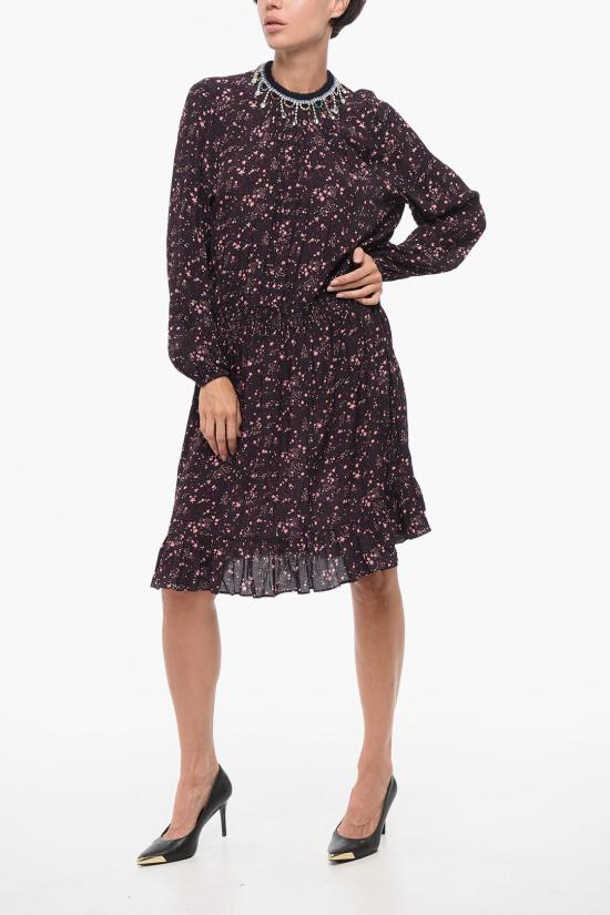  디스퀘어드2 미디 원피스 S75CV0684 S78196 001S Violet