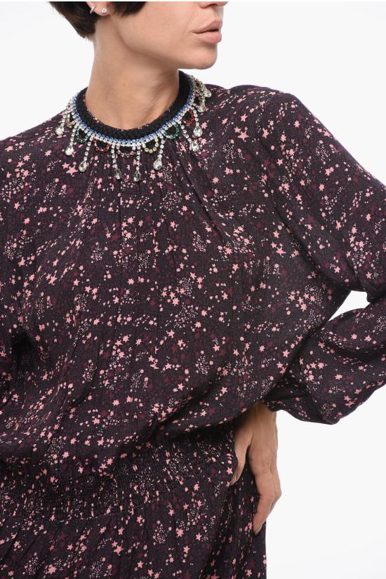  디스퀘어드2 미디 원피스 S75CV0684 S78196 001S Violet - DSQUARED2