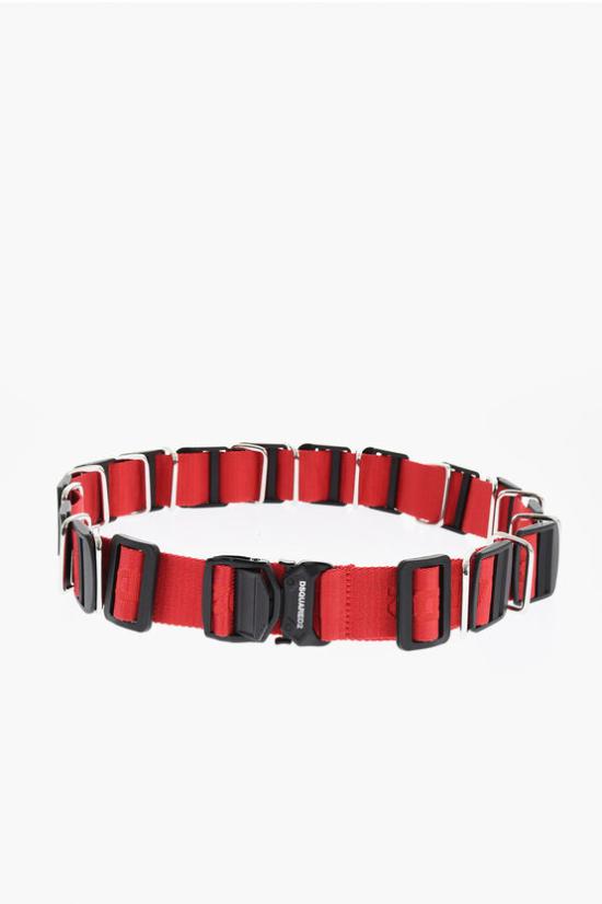  디스퀘어드2 패브릭 벨트 BEM0458 20205729 4065 Nero Rosso - DSQUARED2