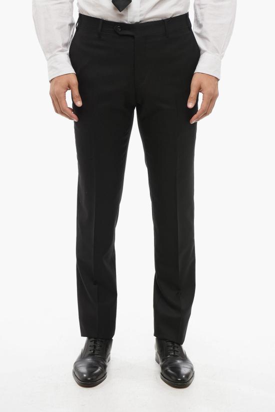  꼬르넬리아니 스트레이트 팬츠 845279 9818060 020 Black