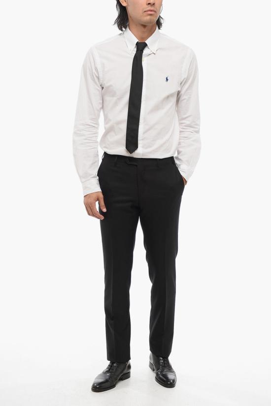  꼬르넬리아니 스트레이트 팬츠 845279 9818060 020 Black - CORNELIANI