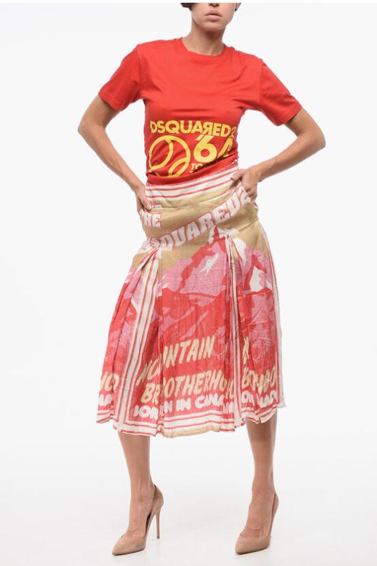  디스퀘어드2 스커트 S75MA0837 S54874 001S Red - DSQUARED2