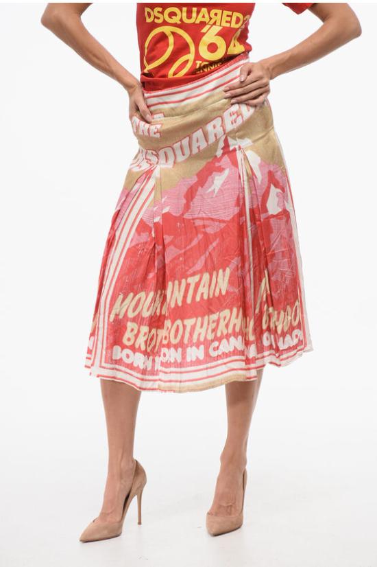  디스퀘어드2 스커트 S75MA0837 S54874 001S Red