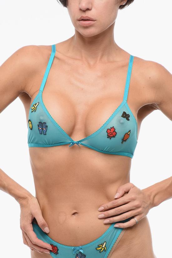  디스퀘어드2 브라 D8R004090 ISA01 440 Blue