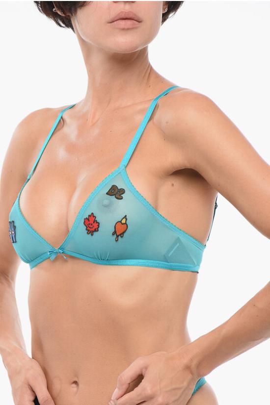  디스퀘어드2 브라 D8R004090 ISA01 440 Blue - DSQUARED2