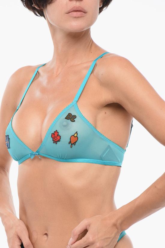  디스퀘어드2 브라 D8R004090 ISA01 440 Blue - DSQUARED2