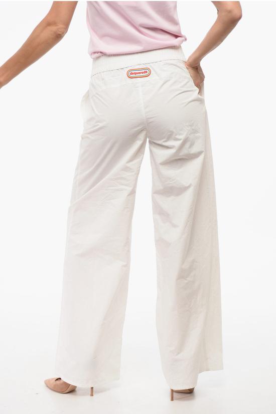  디스퀘어드2 스트레이트 팬츠 S72KA1169 S76639 100 White - DSQUARED2