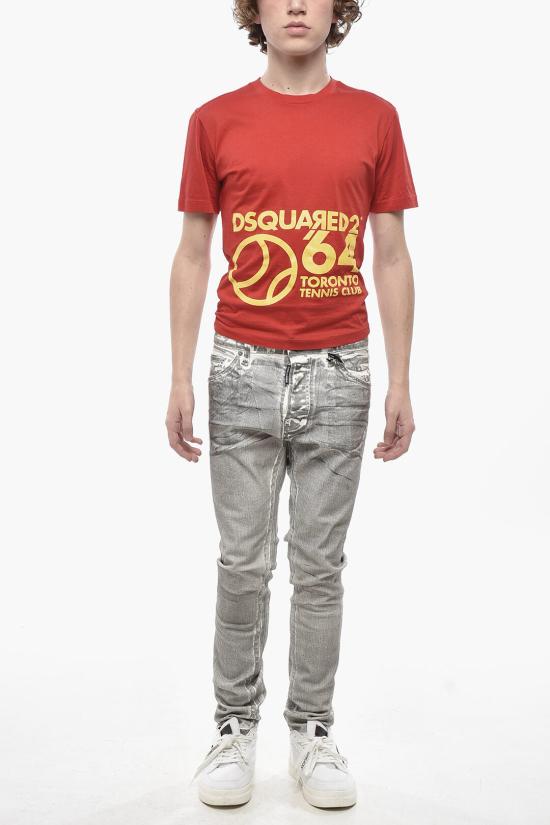  디스퀘어드2 반팔 티셔츠 S71GD1433 S22427 974X Red - DSQUARED2