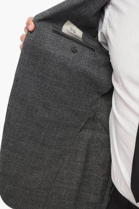  꼬르넬리아니 수트 자켓 84XZ48 9867433 013 Black White - CORNELIANI