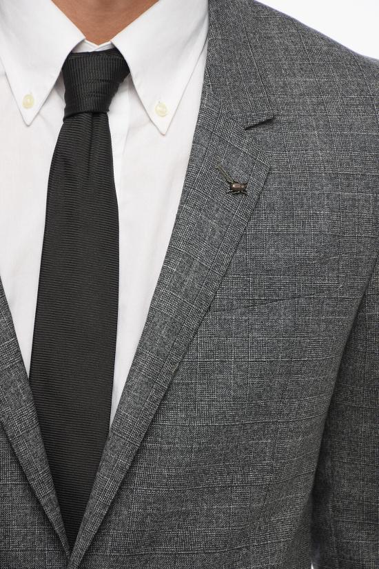  꼬르넬리아니 수트 자켓 84XZ48 9867433 013 Black White - CORNELIANI