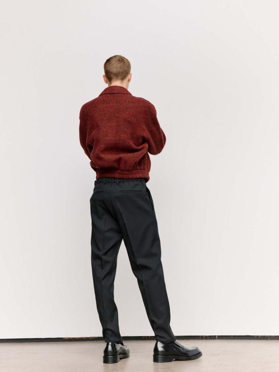  질샌더 스트레이트 팬츠 질 샌더 재활용 폴리에스터 가바딘 팬츠 - JIL SANDER