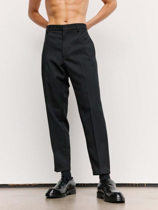  질샌더 스트레이트 팬츠 질 샌더 재활용 폴리에스터 가바딘 팬츠