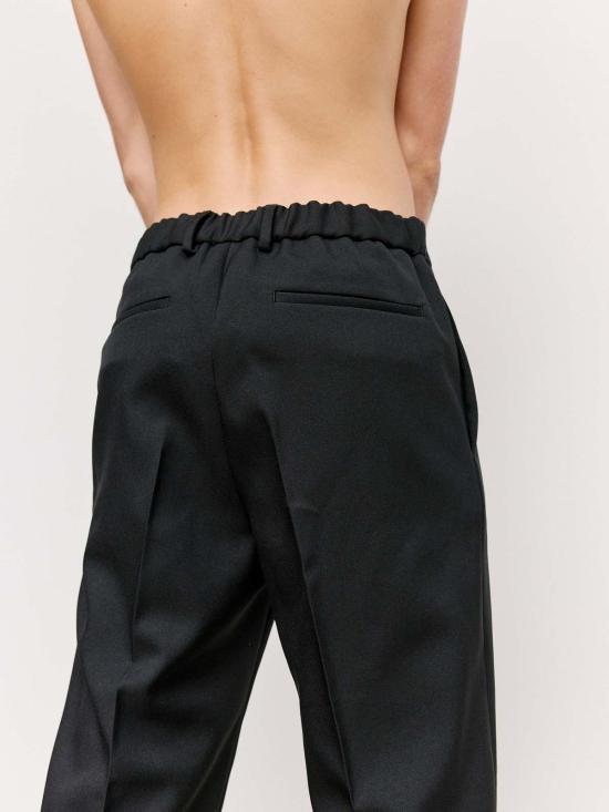  질샌더 스트레이트 팬츠 질 샌더 재활용 폴리에스터 가바딘 팬츠 - JIL SANDER