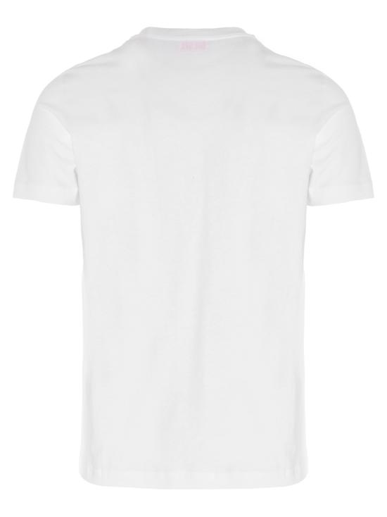 26FW 디젤 T-박스트-Div 로고 패치 티셔츠 A149430GRAI100 White - DIESEL
