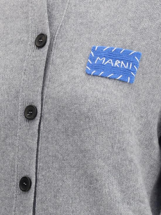 25FW 마르니 가디건 CDMD0353A0UFX325 00N38 GREY - MARNI