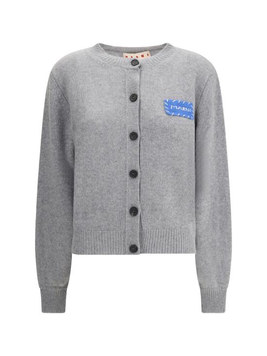 25FW 마르니 가디건 CDMD0353A0UFX325 00N38 GREY