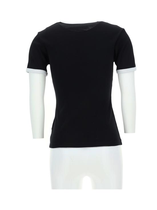 26FW 쿠레쥬 반팔 티셔츠 VESJTS017JS0070 9901 BLACK - COURREGES