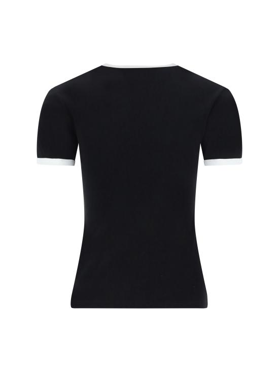26FW 쿠레쥬 반팔 티셔츠 VESJTS017JS0070 9901 BLACK - COURREGES