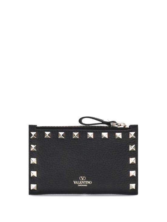 25FW 발렌티노 가라바니 락스터드 카드지갑 7W2P0605VSH 0NO BLACK - VALENTINO GARAVANI