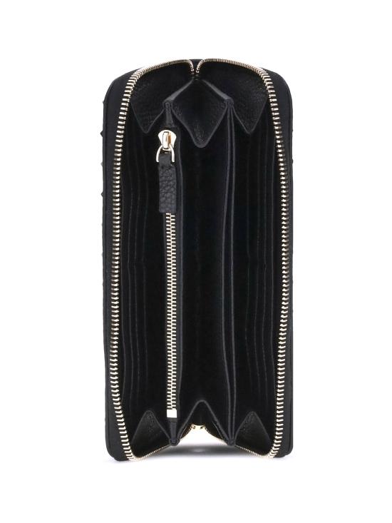 25FW 발렌티노 가라바니 락스터드 지퍼 장지갑 7W2P0645VSH 0NO BLACK - VALENTINO GARAVANI
