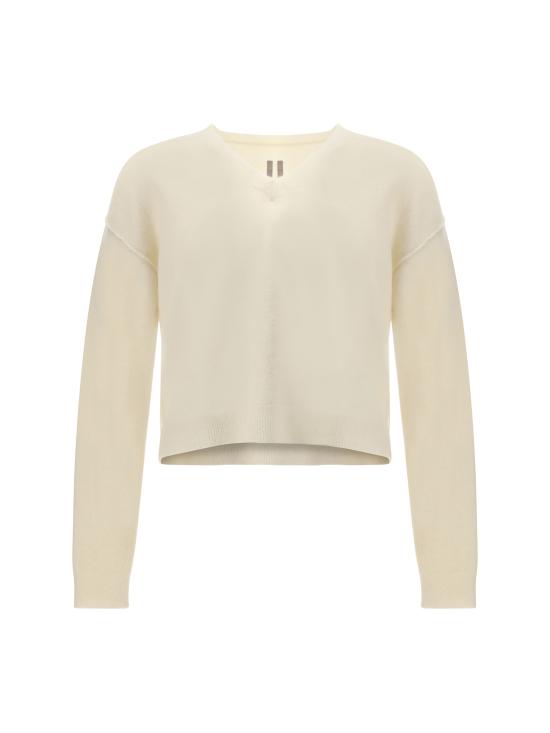 25FW 릭 오웬스 스웨터 RU02E1650KWP 11 WHITE