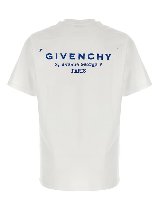 26SS 지방시 반팔 티셔츠 BM71NK3YRJ100 White - GIVENCHY