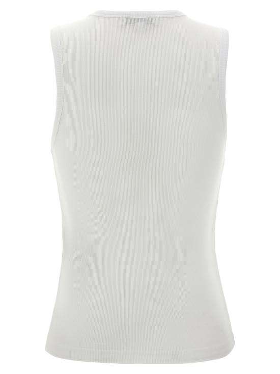 25FW JW앤더슨 민소매 티셔츠 JO0248PG1717001 White Black - JW ANDERSON