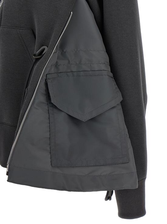 25FW 사카이 긴팔 티셔츠 SCW230339 Gray - SACAI