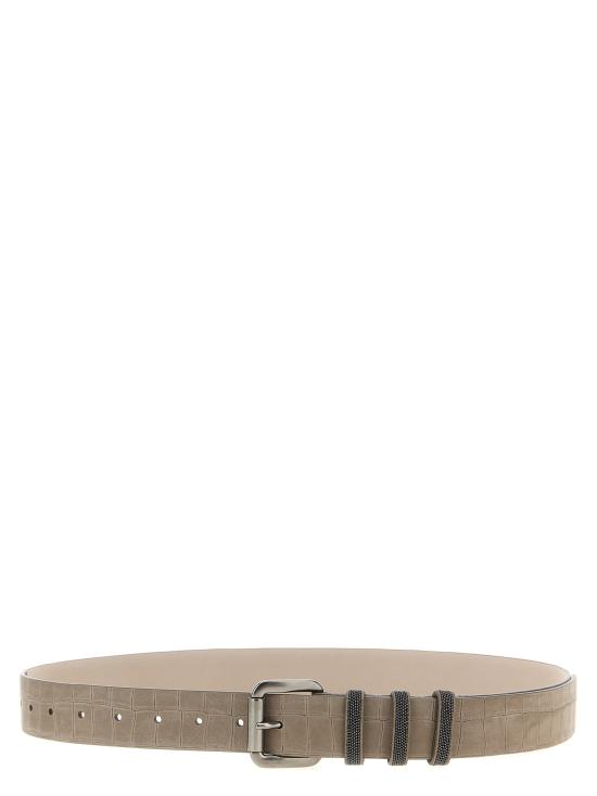 25FW 브루넬로 쿠치넬리 벨트 M0DCOC33UC3983 Gray